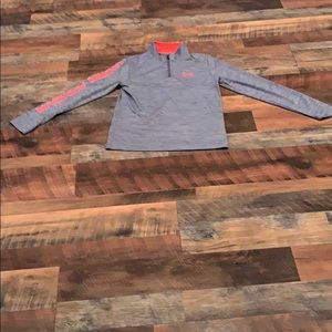 Boys half zipper pull over